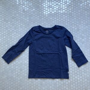 Honest Organic Cotton Navy Long sleeve T-shirt size 5
